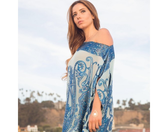 2014 paisley devoree kaftan